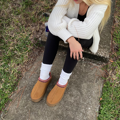 Loua | Warme Pantoffels - Duurzaam Faux Suède met Anti-slip Zool