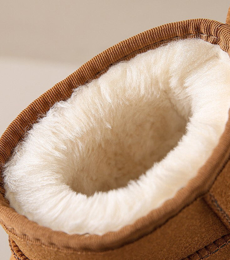 Mara | Warme Zachte Teddy Pantoffel Laarsjes